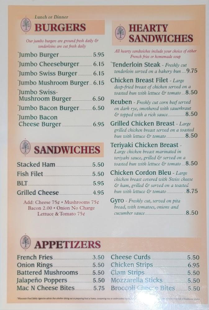 Tamarack Pizza Menu image 4