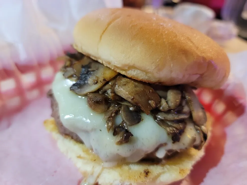 Mushroom Swiss Burger